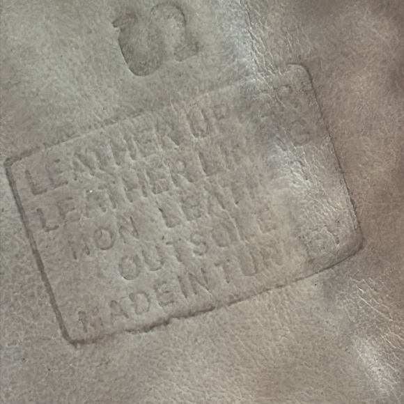 Tan Cray Leather Perforated Flats - Picture 12 of 12